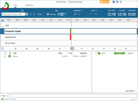 ManicTime Portable screenshot 1