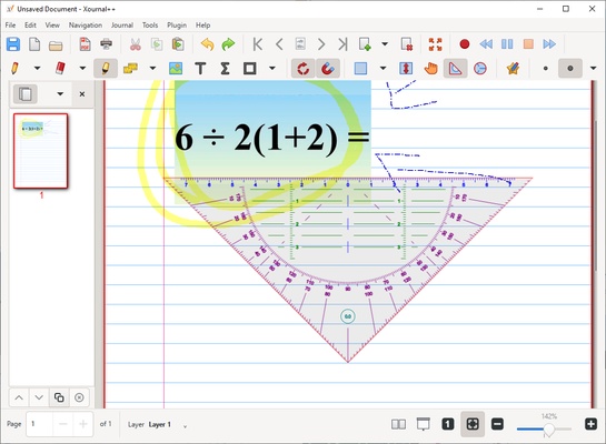 Xournal++ screenshot 1
