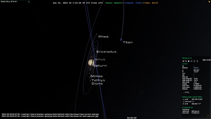 Gaia Sky screenshot 1