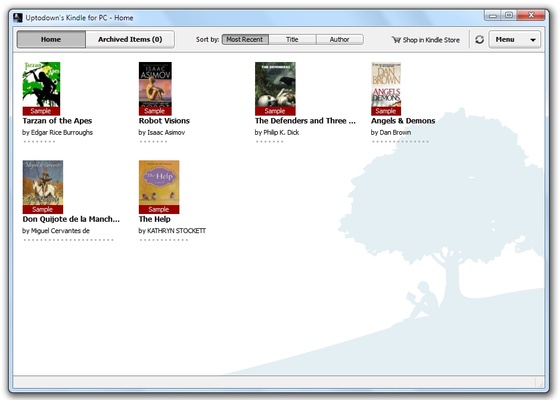 Kindle screenshot 1