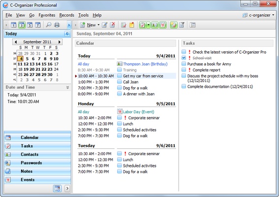 C-Organizer screenshot 1