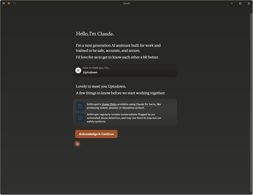Claude screenshot 1