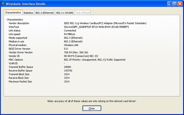 Wireshark screenshot 1