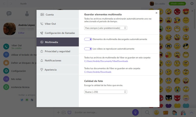 Viber screenshot 1