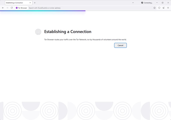 Tor Browser screenshot 1