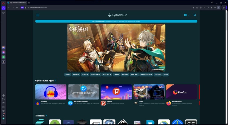 Opera screenshot 1