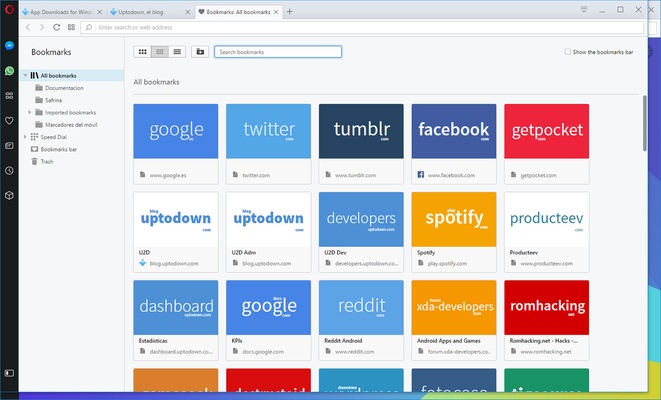 Opera screenshot 1