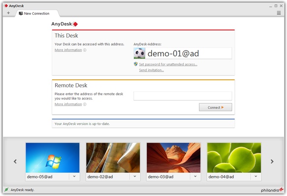 AnyDesk screenshot 1