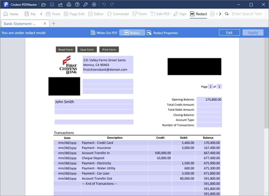 Cisdem PDFMaster screenshot 1