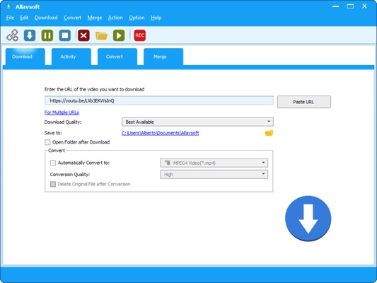 Allavsoft screenshot 1