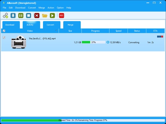 Allavsoft screenshot 1