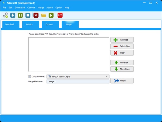 Allavsoft screenshot 1
