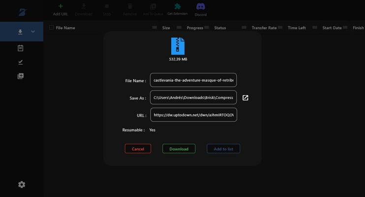Brisk screenshot 1
