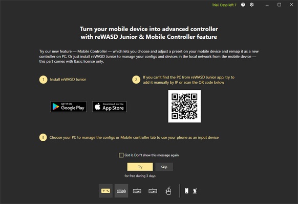 ReWASD screenshot 1