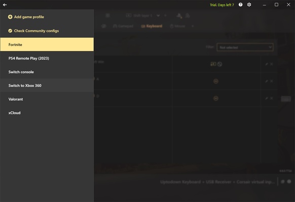 ReWASD screenshot 1