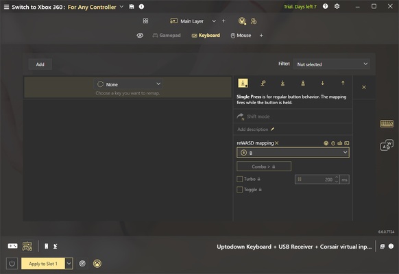 ReWASD screenshot 1