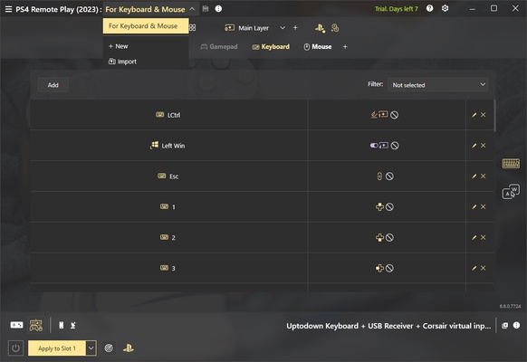 ReWASD screenshot 1