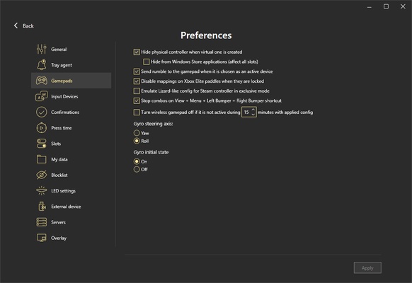 ReWASD screenshot 1