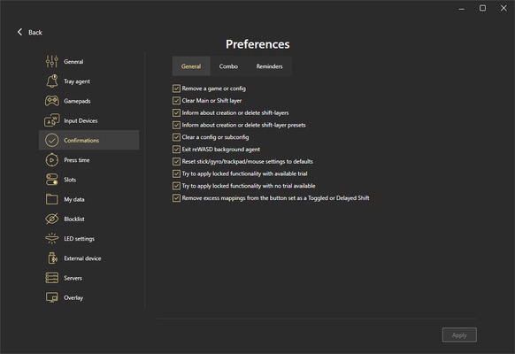 ReWASD screenshot 1