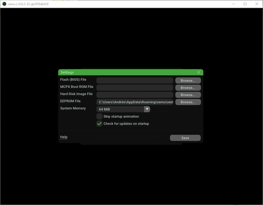 Xemu screenshot 1