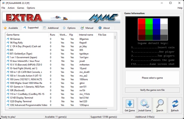 ExtraMAME screenshot 1