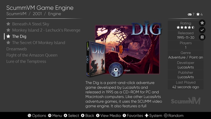 EmulationStation screenshot 1