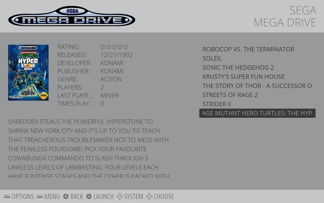 EmulationStation screenshot 1