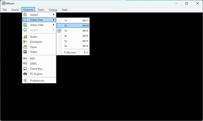 Mesen screenshot 1
