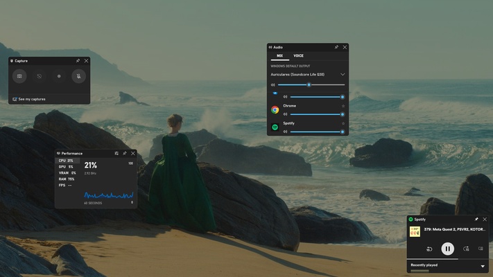 Xbox Game Bar screenshot 1