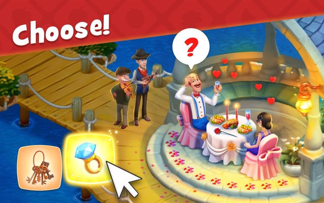Gardenscapes screenshot 1