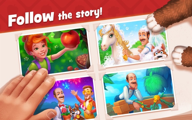 Gardenscapes screenshot 1