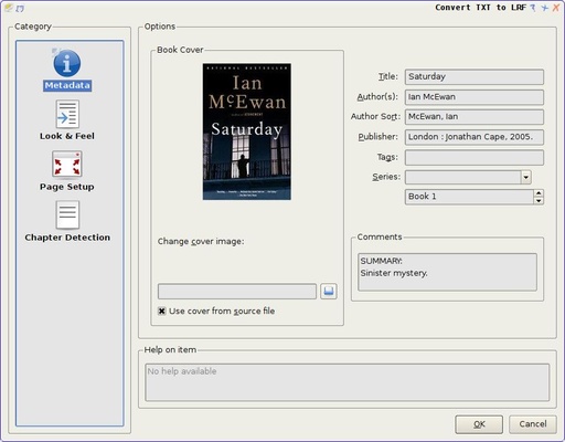 Calibre screenshot 1