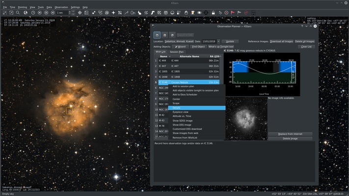 KStars screenshot 1
