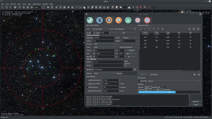 KStars screenshot 1