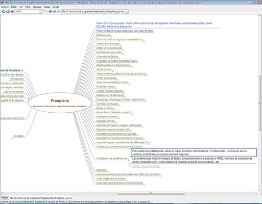 Freeplane screenshot 1