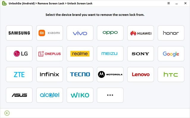 iToolab UnlockGo (Android) screenshot 1