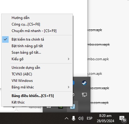 UniKey screenshot 1