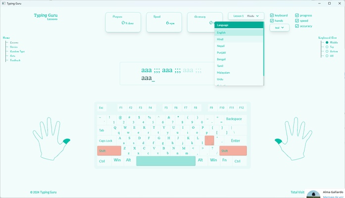Typing Guru screenshot 1