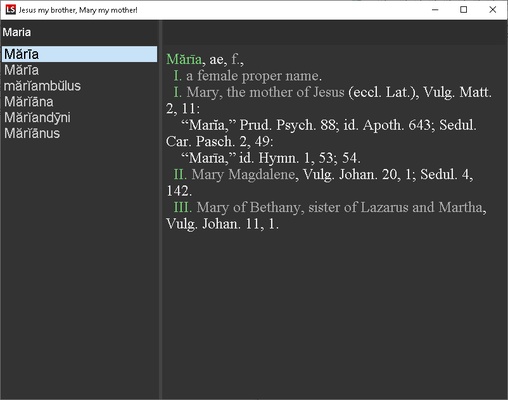 Latin screenshot 1