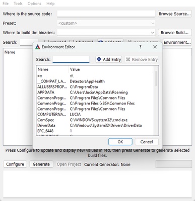 CMake screenshot 1