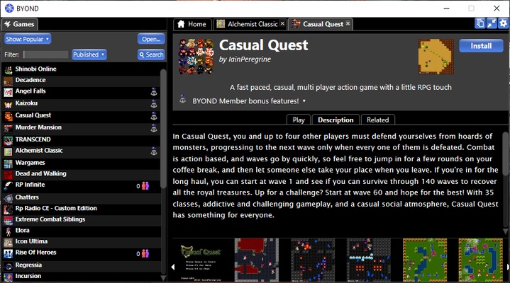 BYOND screenshot 1