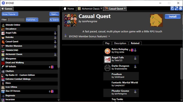 BYOND screenshot 1