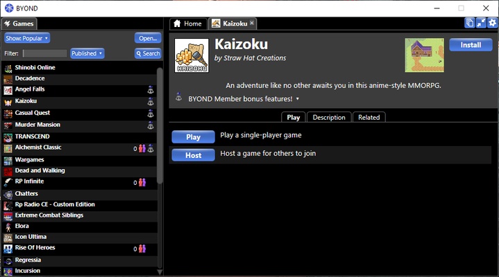 BYOND screenshot 1