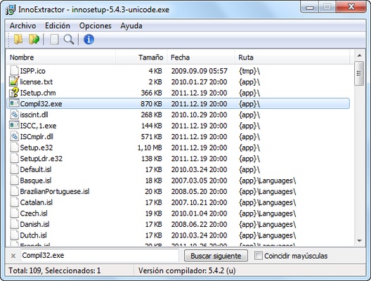 InnoExtractor screenshot 1