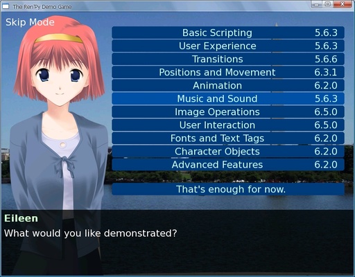 RenPy screenshot 1