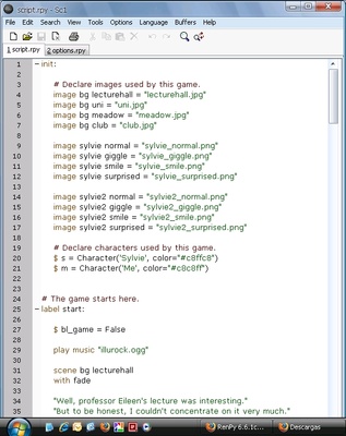 RenPy screenshot 1
