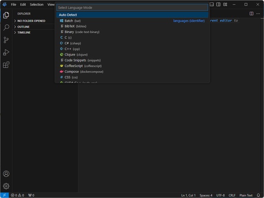 VSCodium screenshot 1
