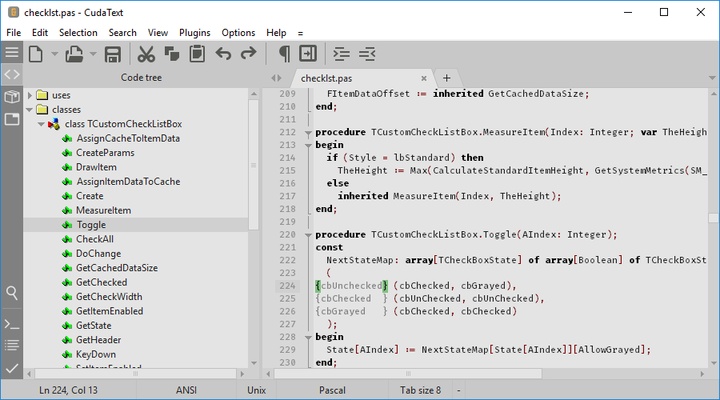 CudaText screenshot 1