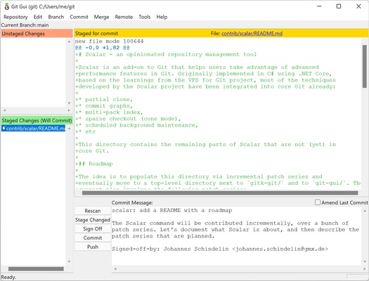 GIT screenshot 1
