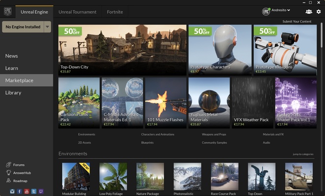Unreal Engine screenshot 1